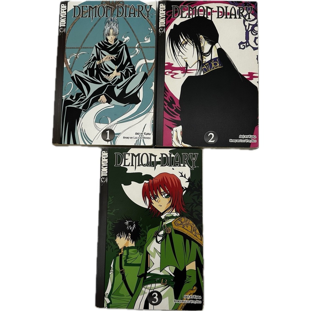 DEMON‎ DIARY Manga Volumes 1 2 3 Lee Chi Hyong Tokyopop English Graphic Novel